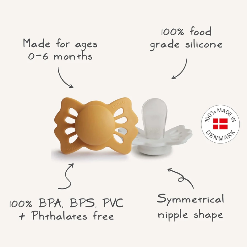 Set me 2 çuço silikoni Cream/Blush FRIGG - Figura 3