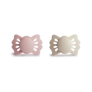 Set me 2 çuço simetrike prej silikoni Cream/Blush FRIGG