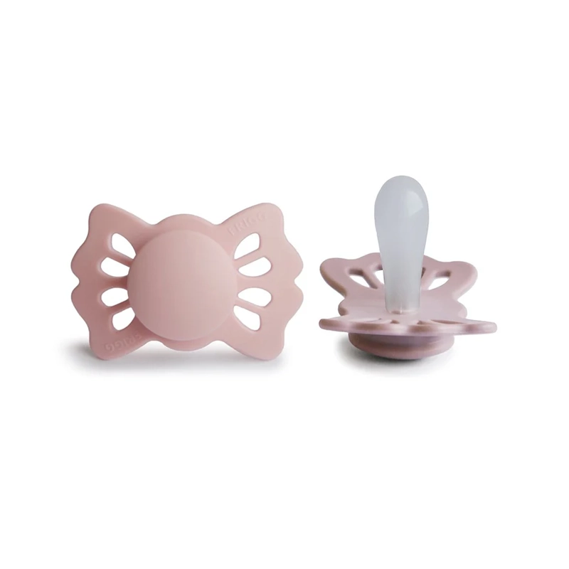 Set me 2 çuço simetrike prej silikoni Cream/Blush FRIGG - Figura 3