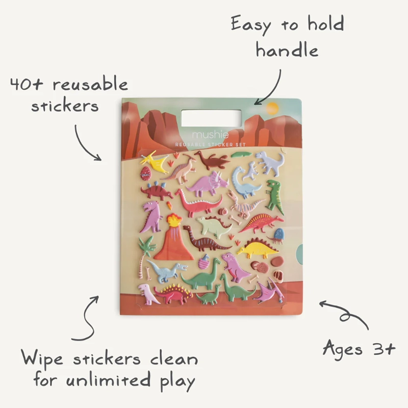 Stickera të ripërdorshme Mushie - Figura 5