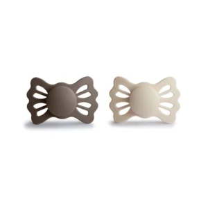 Set me 2 çuço simetrike prej silikoni Portobello/Cream FRIGG