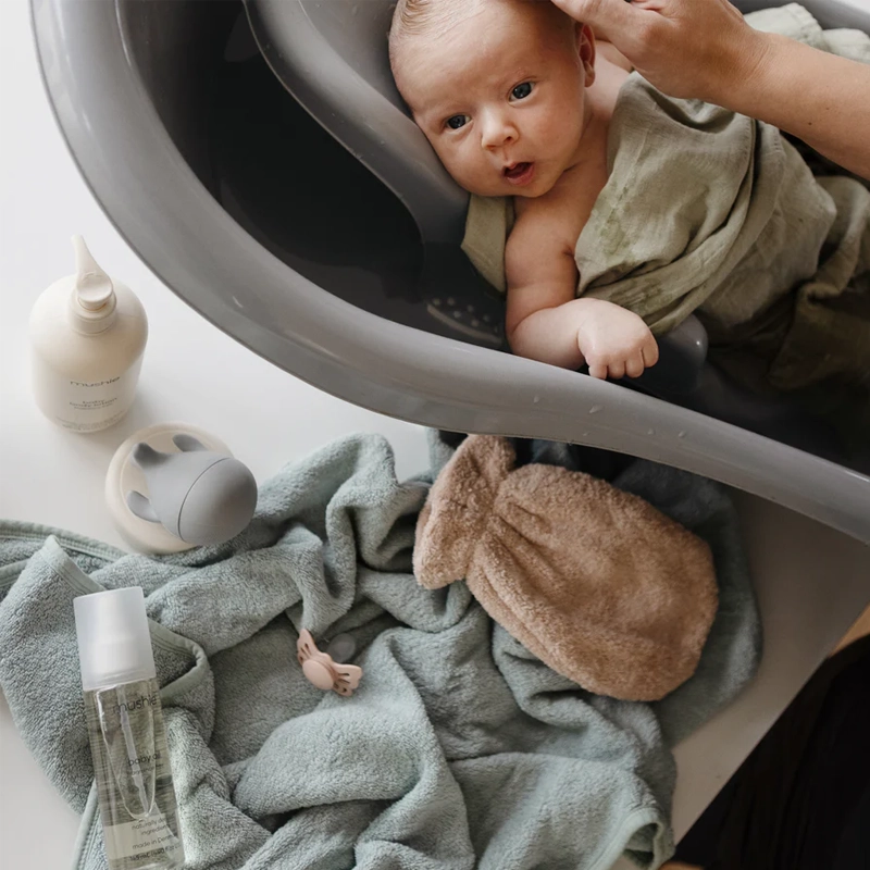 Vaj organik masazhues për bebe 145ml Mushie - Figura 4