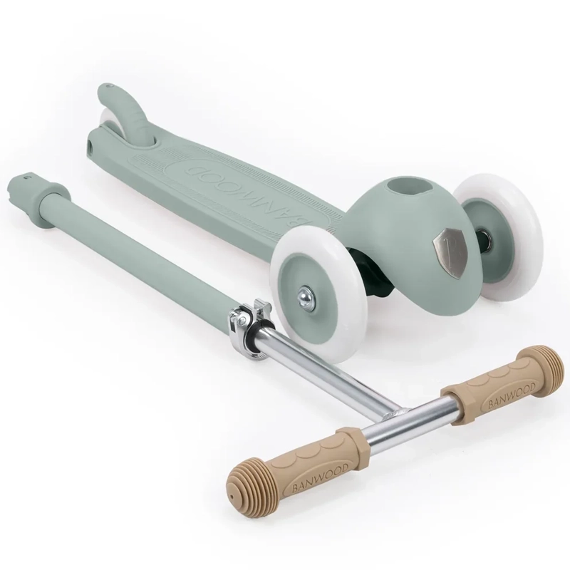 Skuter ekologjik +3 vjeç jeshile pastel Banwood - Figura 4