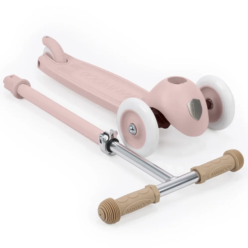 Skuter ekologjik +3 vjeç ngjyrë rozë Banwood - Figura 4