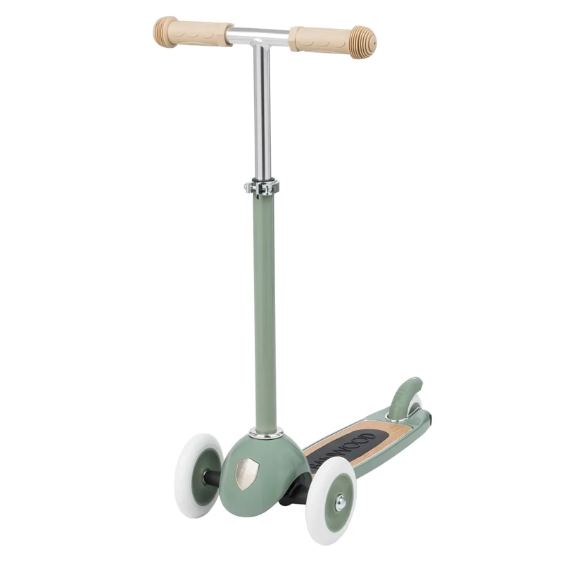 Skuter me kosh kashte +3 vjeç ngjyrë jeshile Banwood - Figura 3