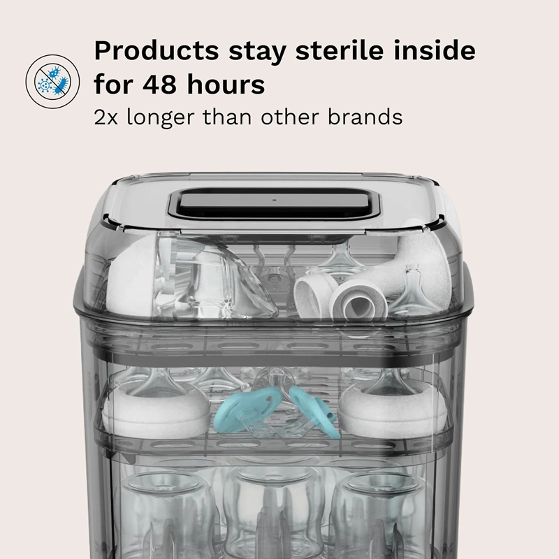 Sterilizues dhe tharës 4 në 1 ngjyrë i zi Baby Brezza - Figura 2
